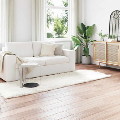 Tapijt van imitatie TAFALLA Wit 80 x 250 cm Polyester