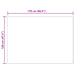 Tapijt van imitatie TAFALLA Wit 120 x 170 cm Polyester