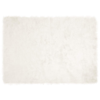 Tapijt van imitatie TAFALLA Wit 120 x 170 cm Polyester