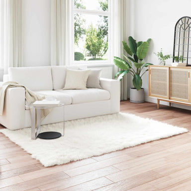 Tapijt van imitatie TAFALLA Wit 140 x 200 cm Polyester
