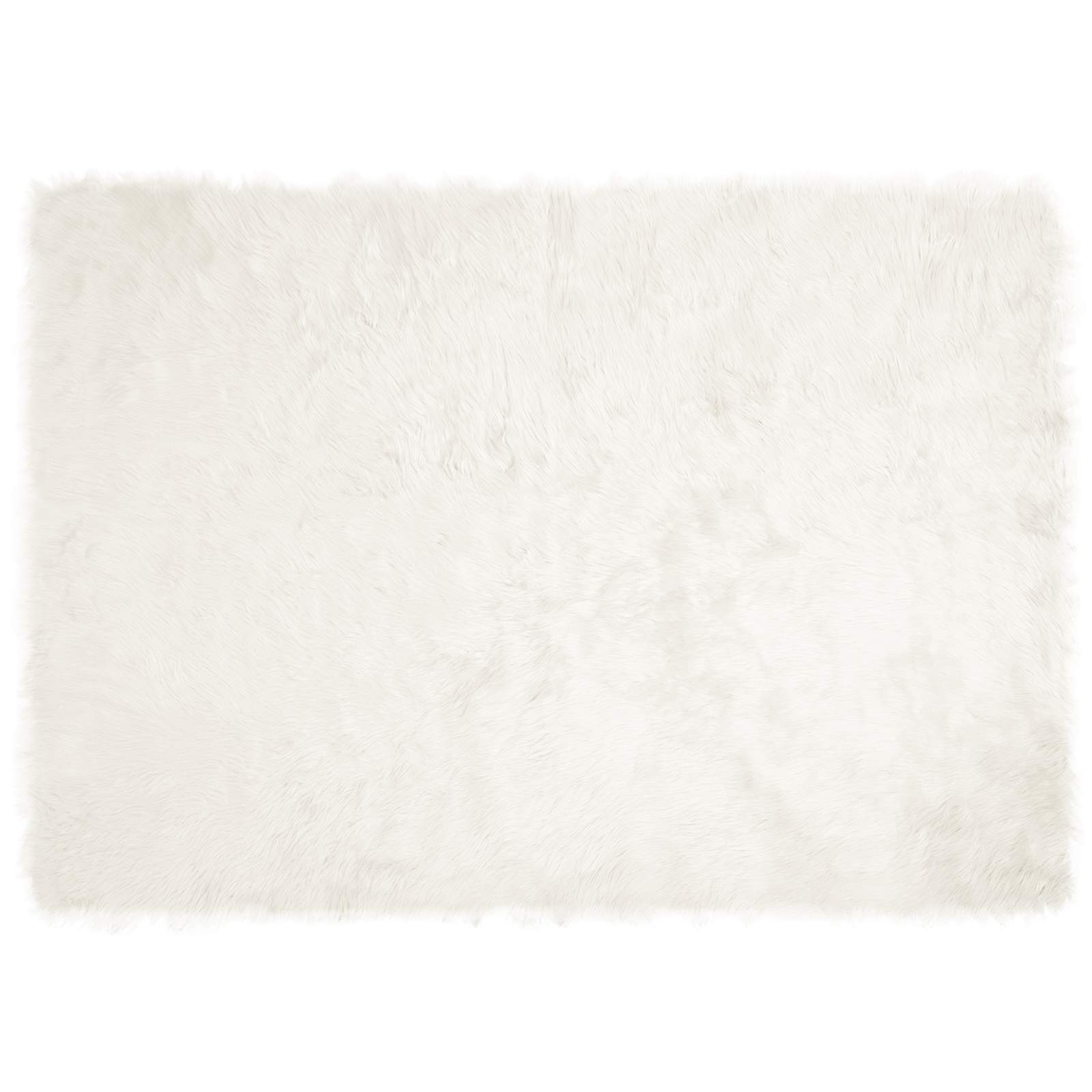 Tapijt van imitatie TAFALLA Wit 140 x 200 cm Polyester