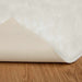 Tapijt van imitatie TAFALLA Wit 120 x 120 cm Polyester