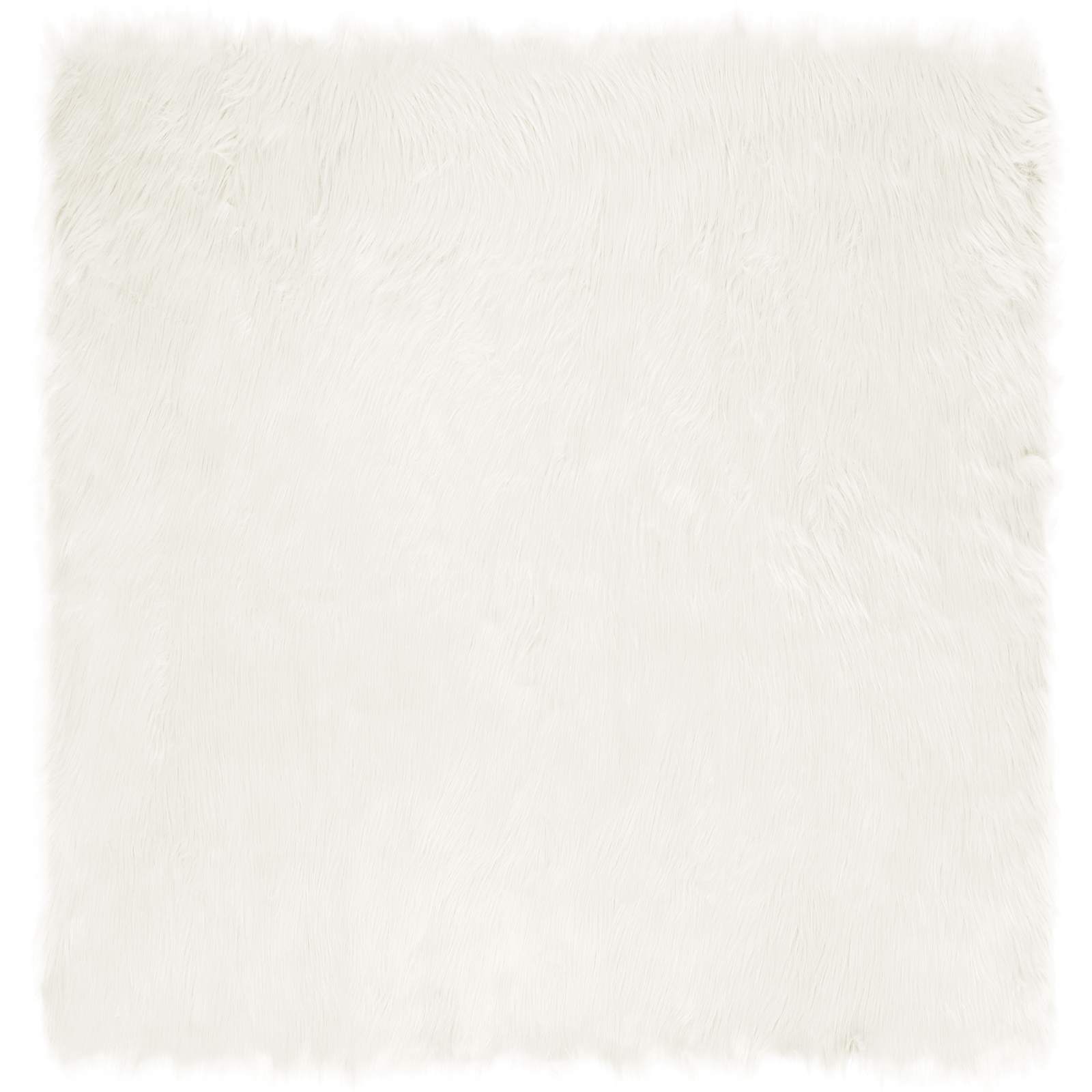 Tapijt van imitatie TAFALLA Wit 120 x 120 cm Polyester