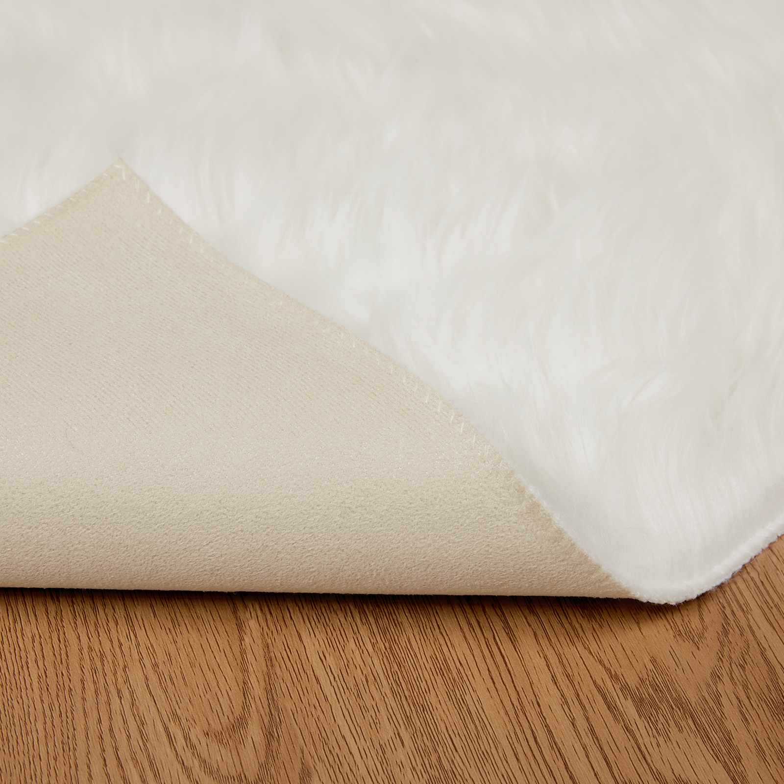 Tapijt van imitatie TAFALLA Wit 160 x 160 cm Polyester