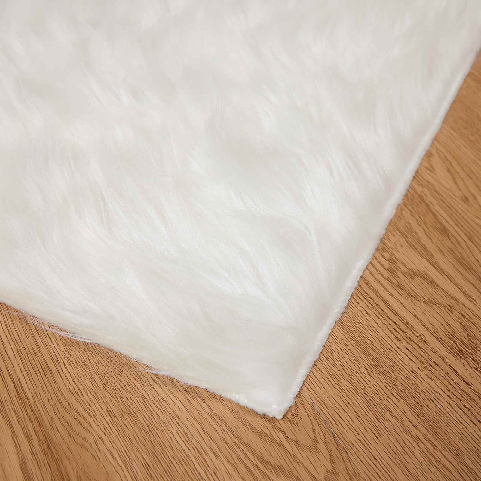 Tapijt van imitatie TAFALLA Wit 160 x 160 cm Polyester