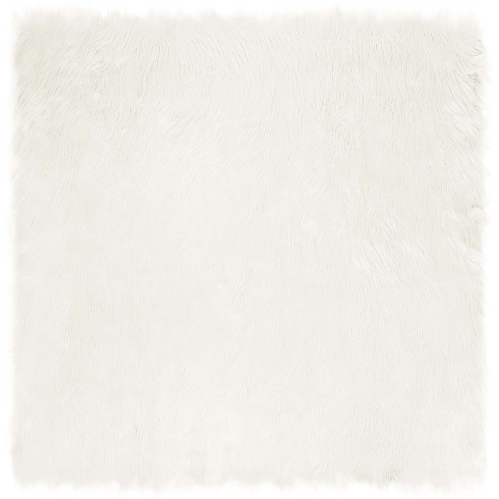Tapijt van imitatie TAFALLA Wit 160 x 160 cm Polyester