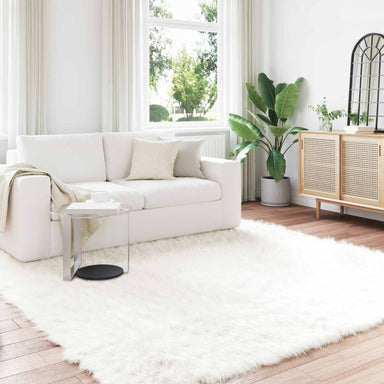 Tapijt van imitatie TAFALLA Wit 240 x 240 cm Polyester