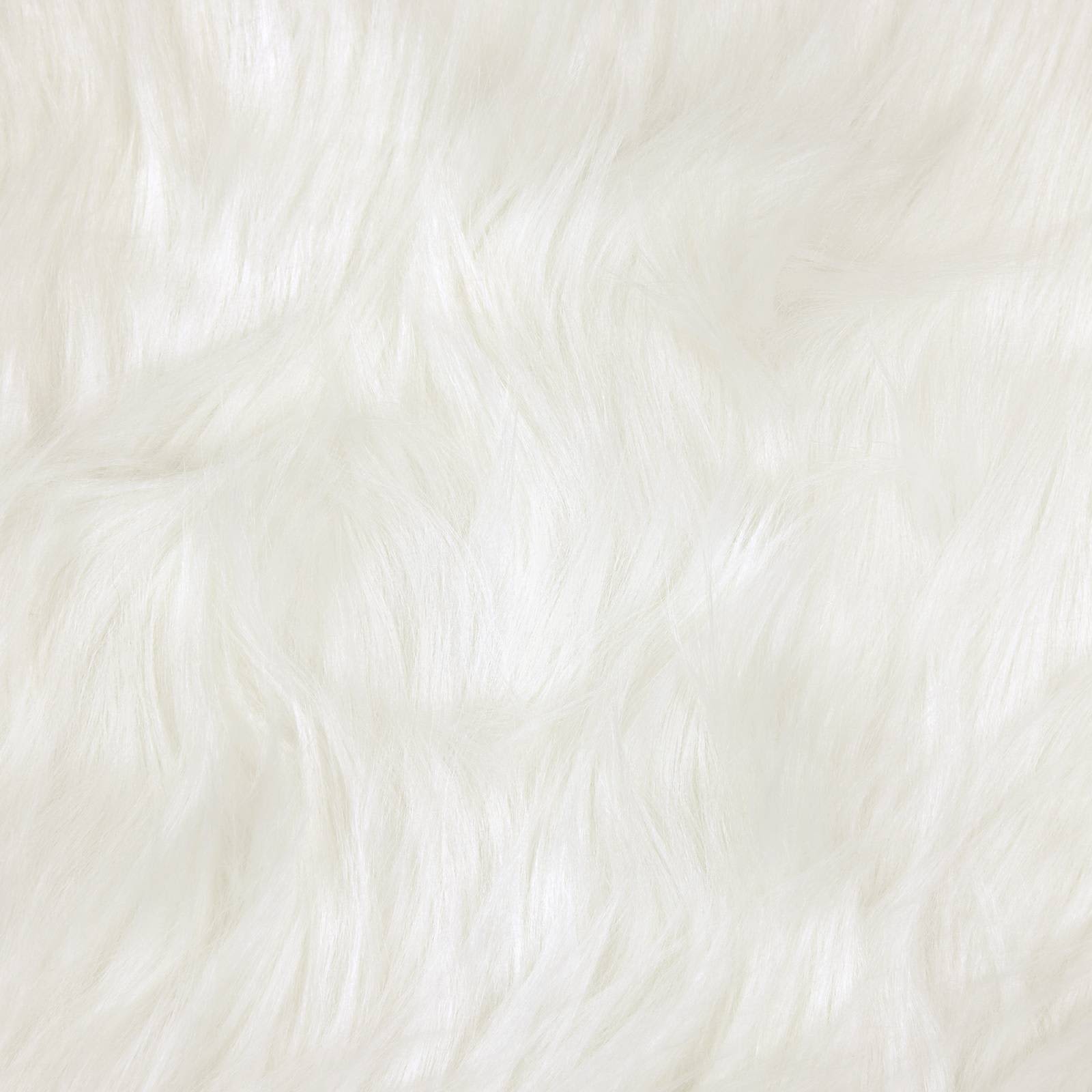 Tapijt van imitatie TAFALLA Wit Ø 80 cm Polyester
