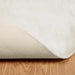 Tapijt van imitatie TAFALLA Wit Ø 200 cm Polyester