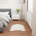 Tapijt van imitatie TAFALLA Wit 60 x 90 cm Polyester