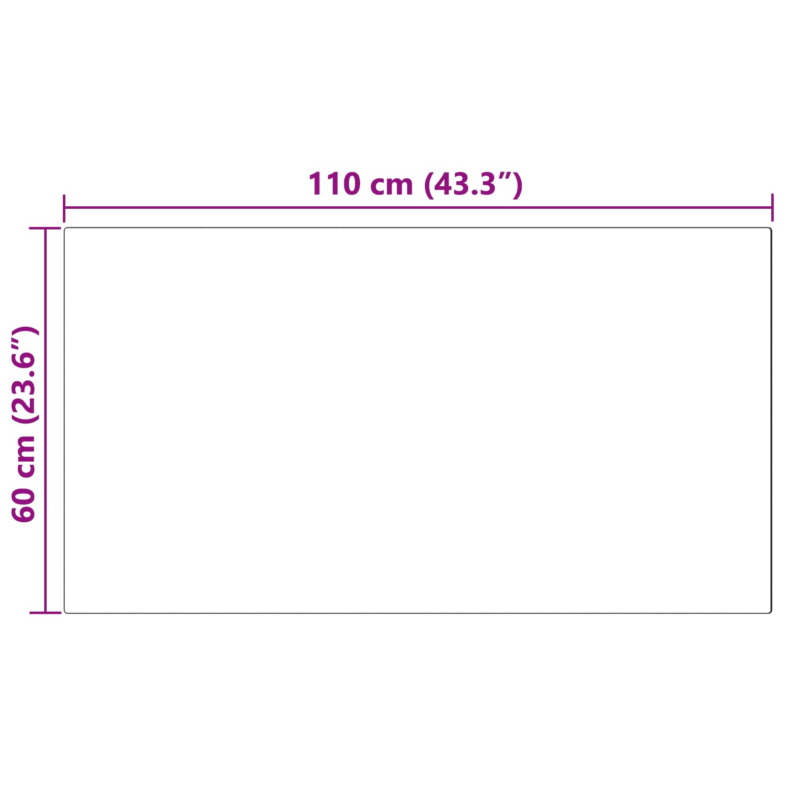 Tapijt van imitatie TAFALLA Beige 60 x 110 cm Polyester