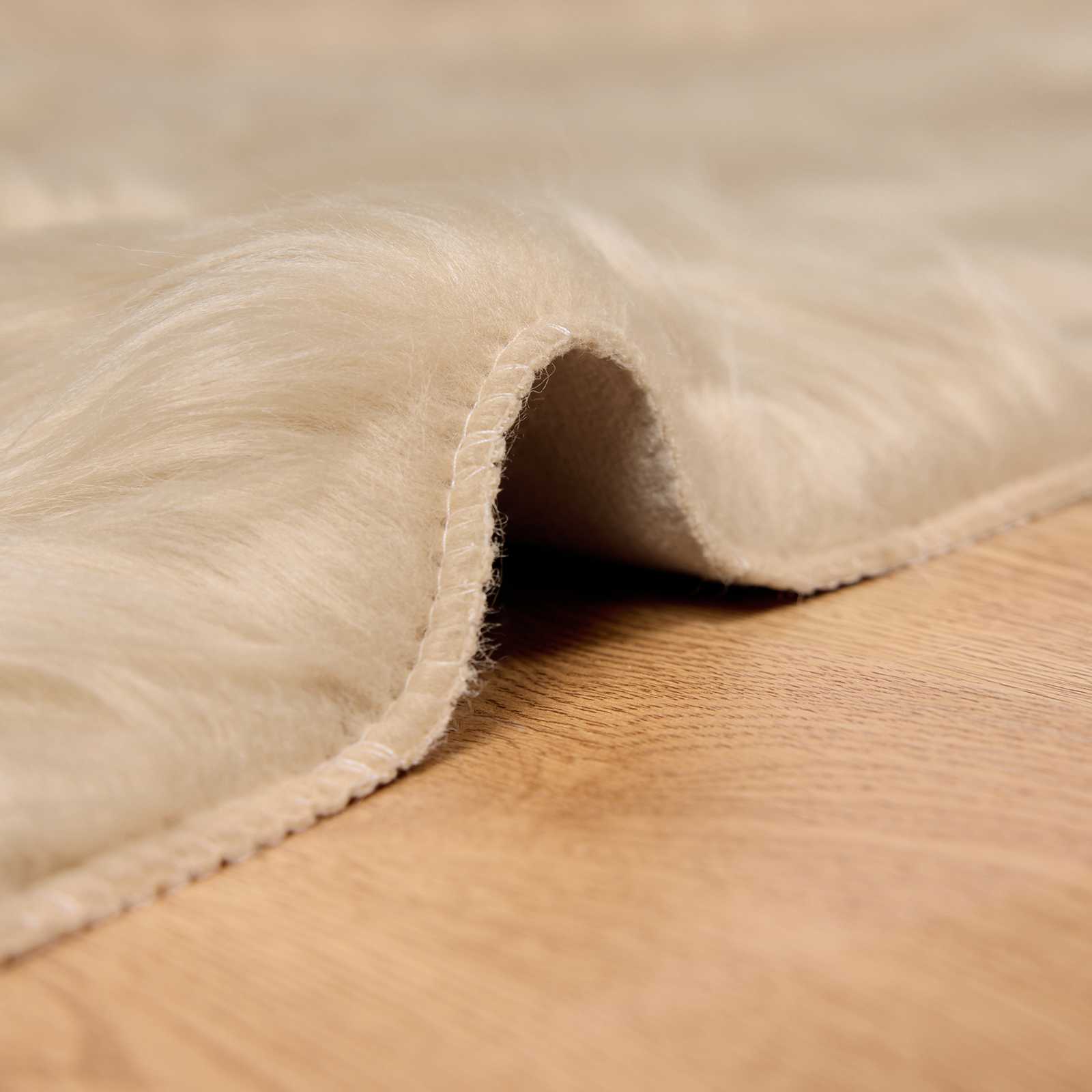 Tapijt van imitatie TAFALLA Beige 80 x 150 cm Polyester