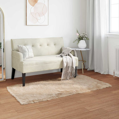 Tapijt van imitatie TAFALLA Beige 80 x 150 cm Polyester