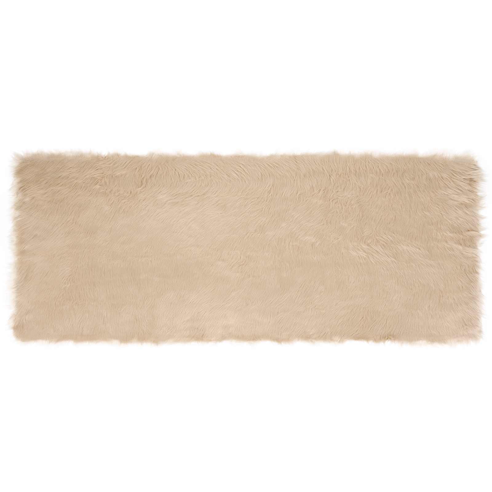 Tapijt van imitatie TAFALLA Beige 80 x 200 cm Polyester