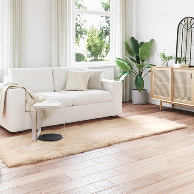 Tapijt van imitatie TAFALLA Beige 80 x 250 cm Polyester