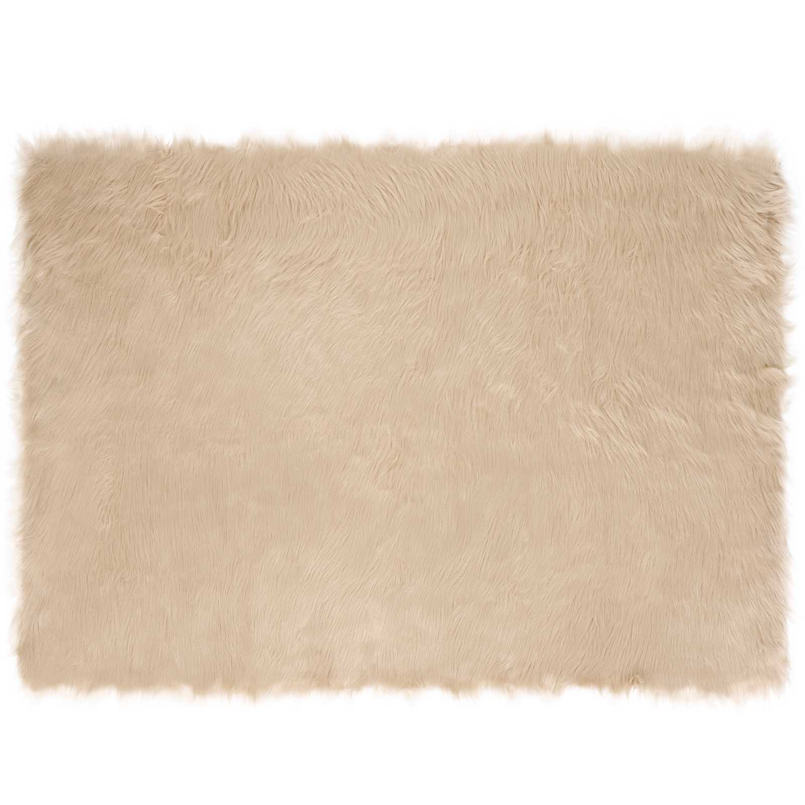 Tapijt van imitatie TAFALLA Beige 120 x 170 cm Polyester