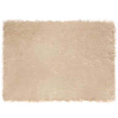 Tapijt van imitatie TAFALLA Beige 120 x 170 cm Polyester
