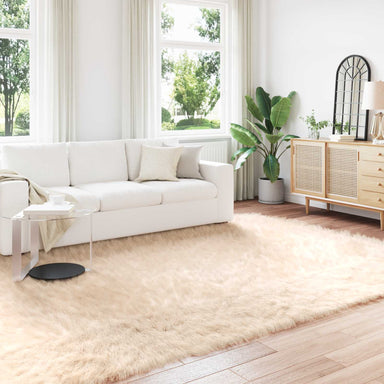 Tapijt van imitatie TAFALLA Beige 200 x 280 cm Polyester