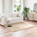 Tapijt van imitatie TAFALLA Beige 160 x 160 cm Polyester