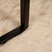 Tapijt van imitatie TAFALLA Beige 240 x 240 cm Polyester