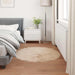 Tapijt van imitatie TAFALLA Beige Ø 80 cm Polyester