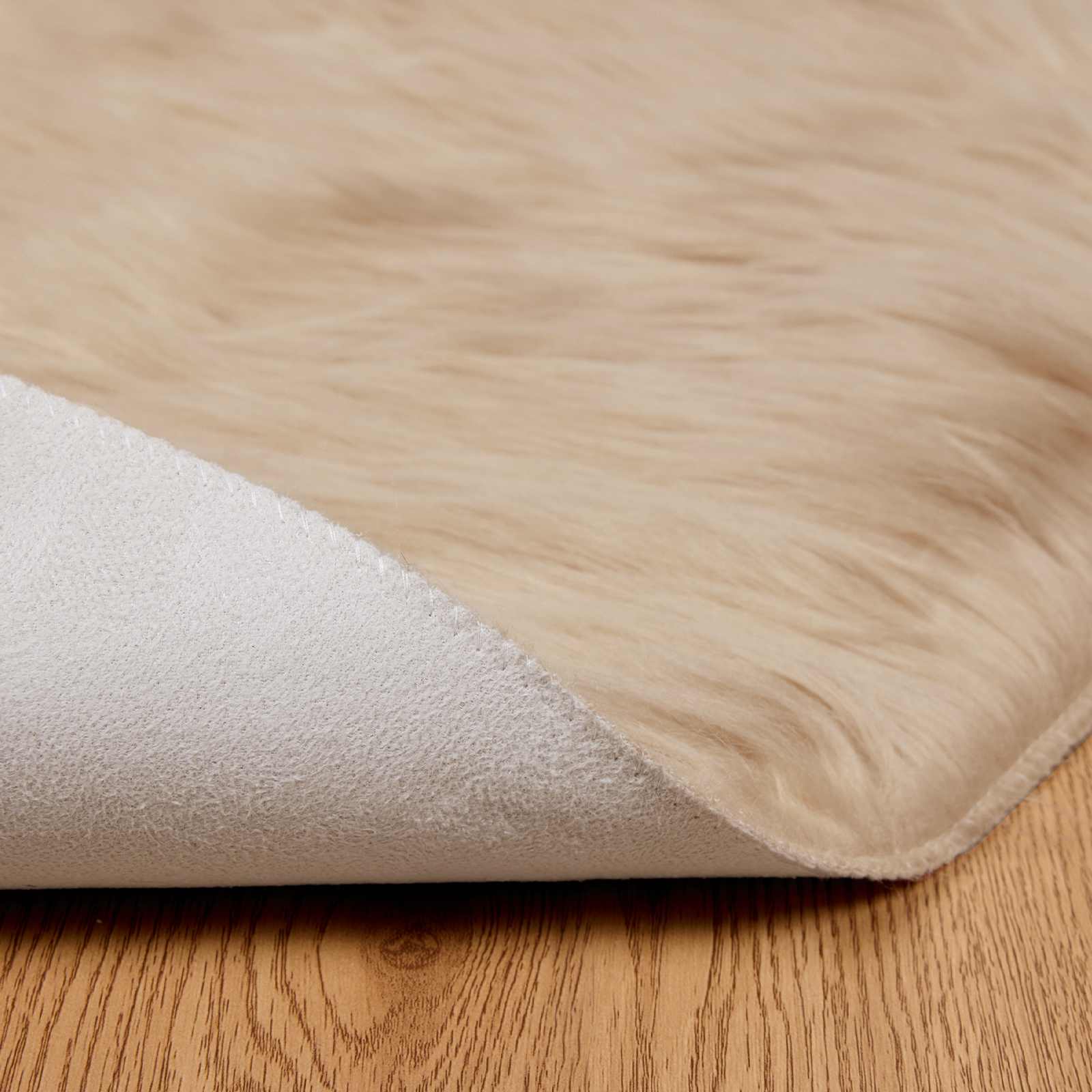 Tapijt van imitatie TAFALLA Beige Ø 120 cm Polyester