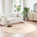 Tapijt van imitatie TAFALLA Beige Ø 200 cm Polyester
