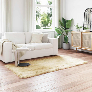 Tapijt van imitatie TAFALLA Crèmekleurig 100 x 200 cm Polyester