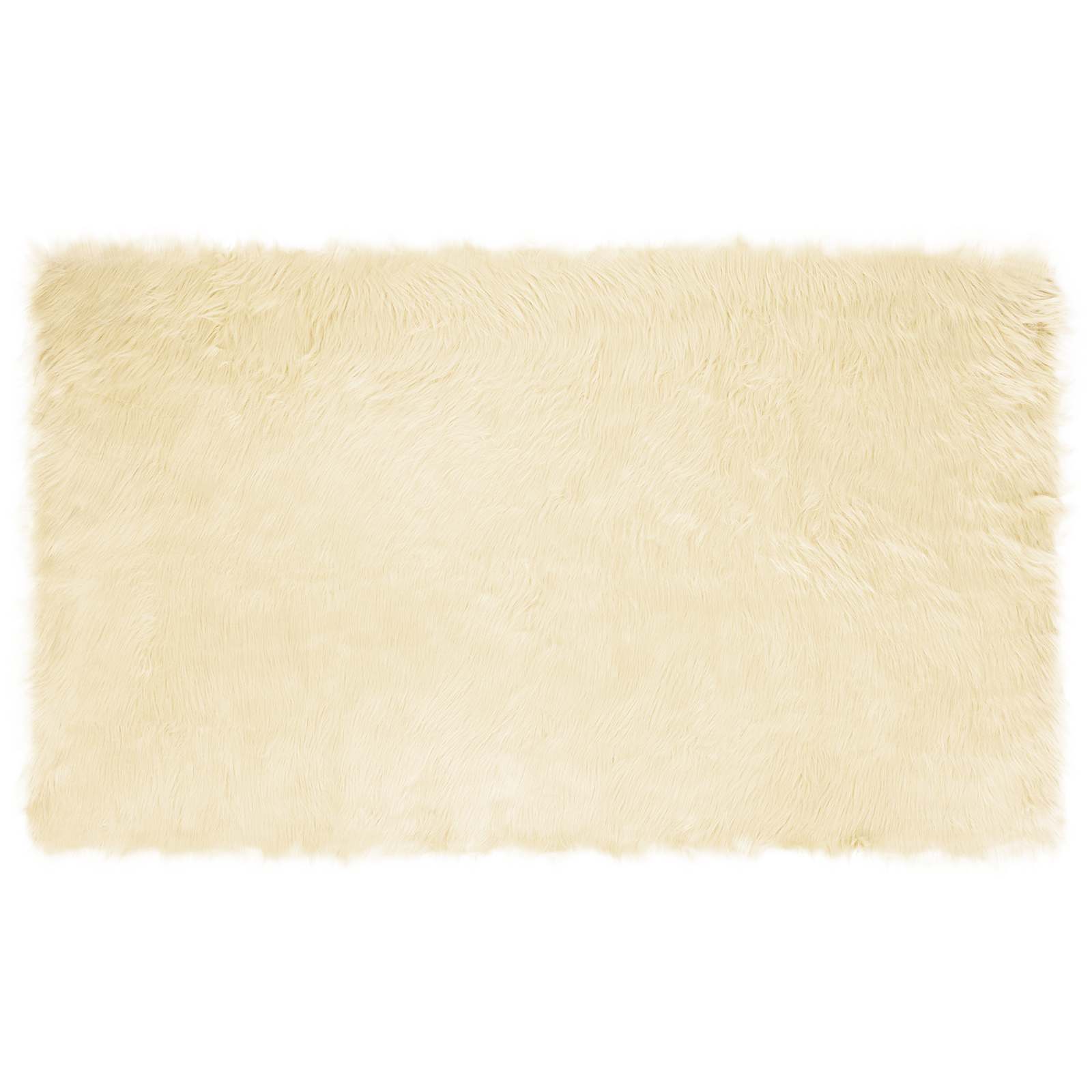 Tapijt van imitatie TAFALLA Crèmekleurig 100 x 200 cm Polyester