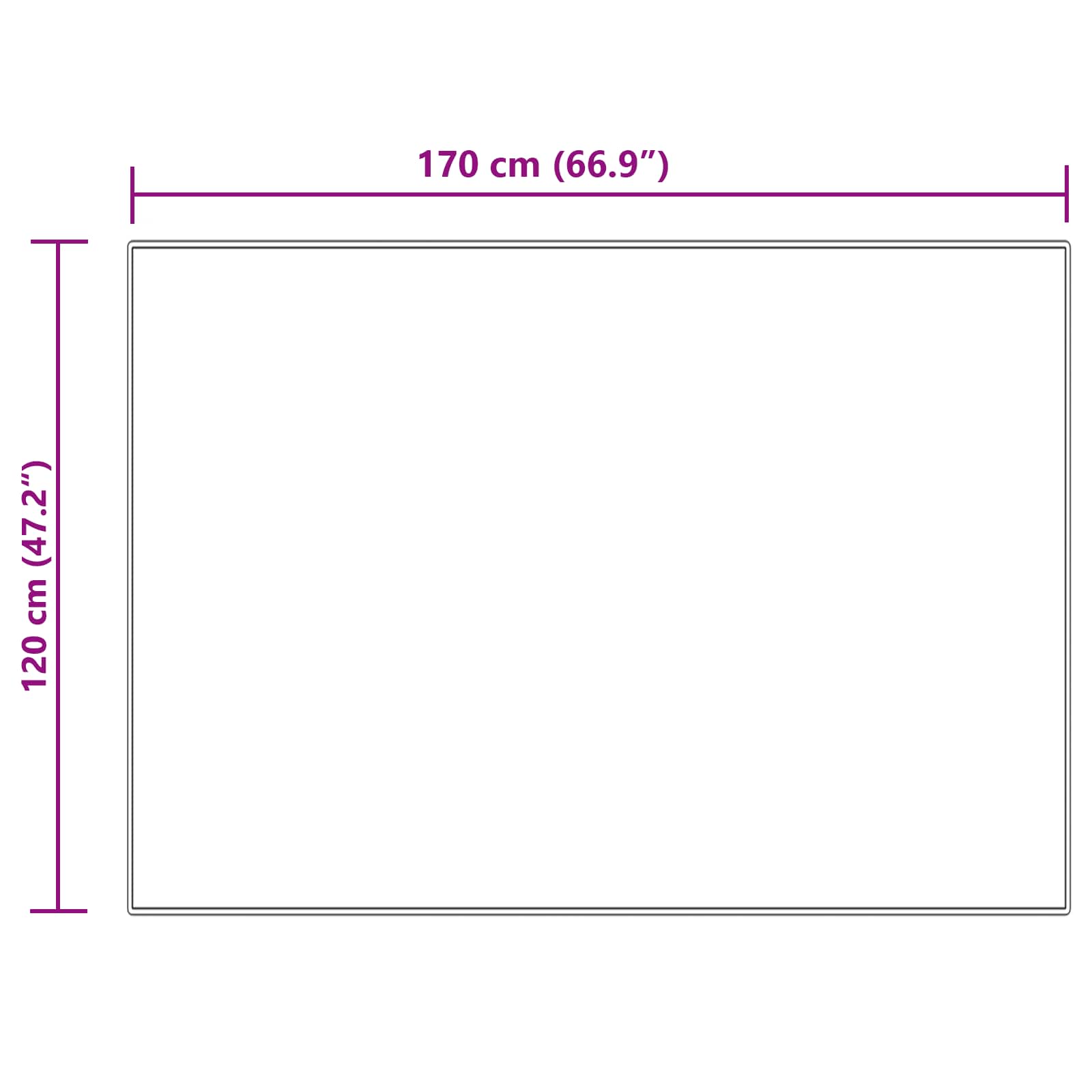 Tapijt van imitatie TAFALLA Crèmekleurig 120 x 170 cm Polyester