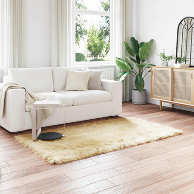 Tapijt van imitatie TAFALLA Crèmekleurig 160 x 230 cm Polyester