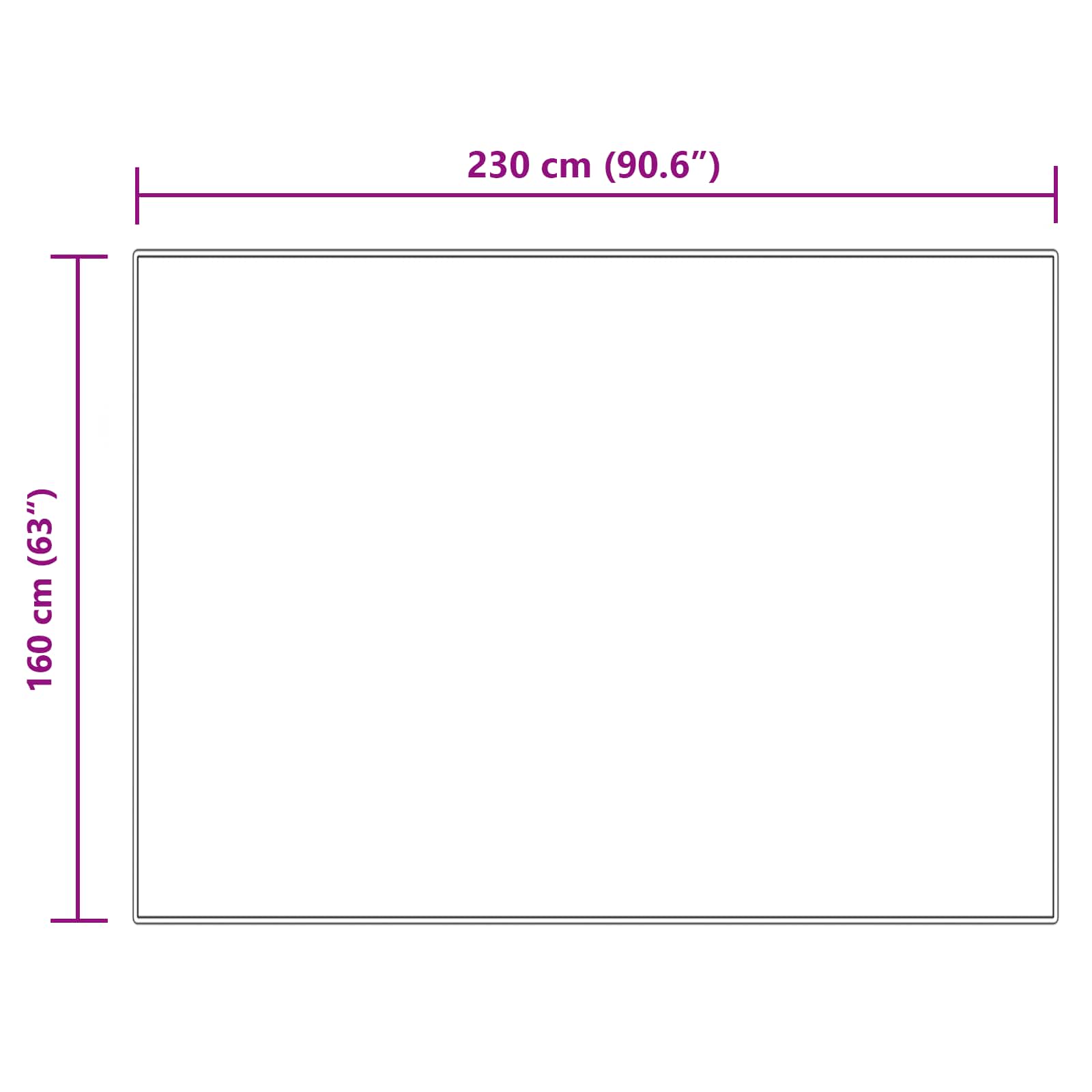 Tapijt van imitatie TAFALLA Crèmekleurig 160 x 230 cm Polyester