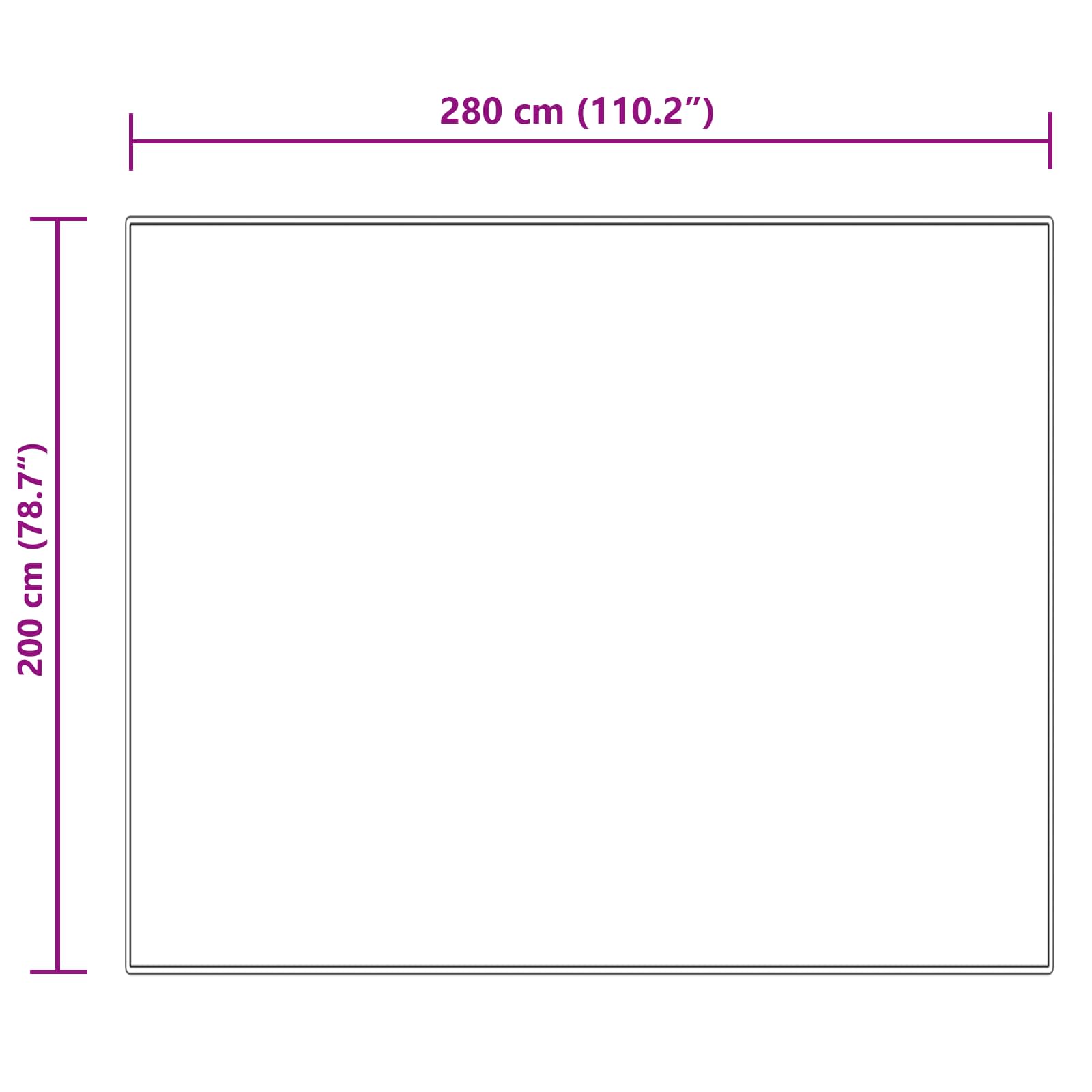 Tapijt van imitatie TAFALLA Crèmekleurig 200 x 280 cm Polyester