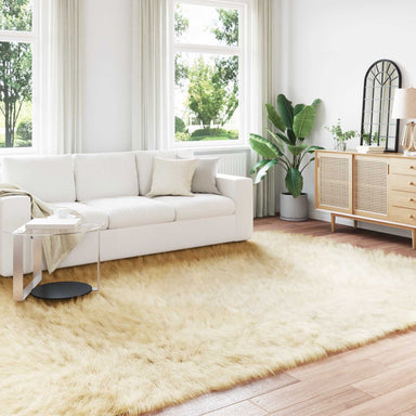 Tapijt van imitatie TAFALLA Crèmekleurig 240 x 340 cm Polyester