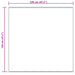 Tapijt van imitatie TAFALLA Crèmekleurig 120 x 120 cm Polyester