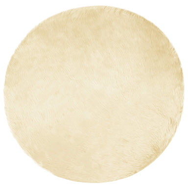 Tapijt van imitatie TAFALLA Crèmekleurig Ø 100 cm Polyester