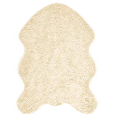 Tapijt van imitatie TAFALLA Crèmekleurig 60 x 90 cm Polyester