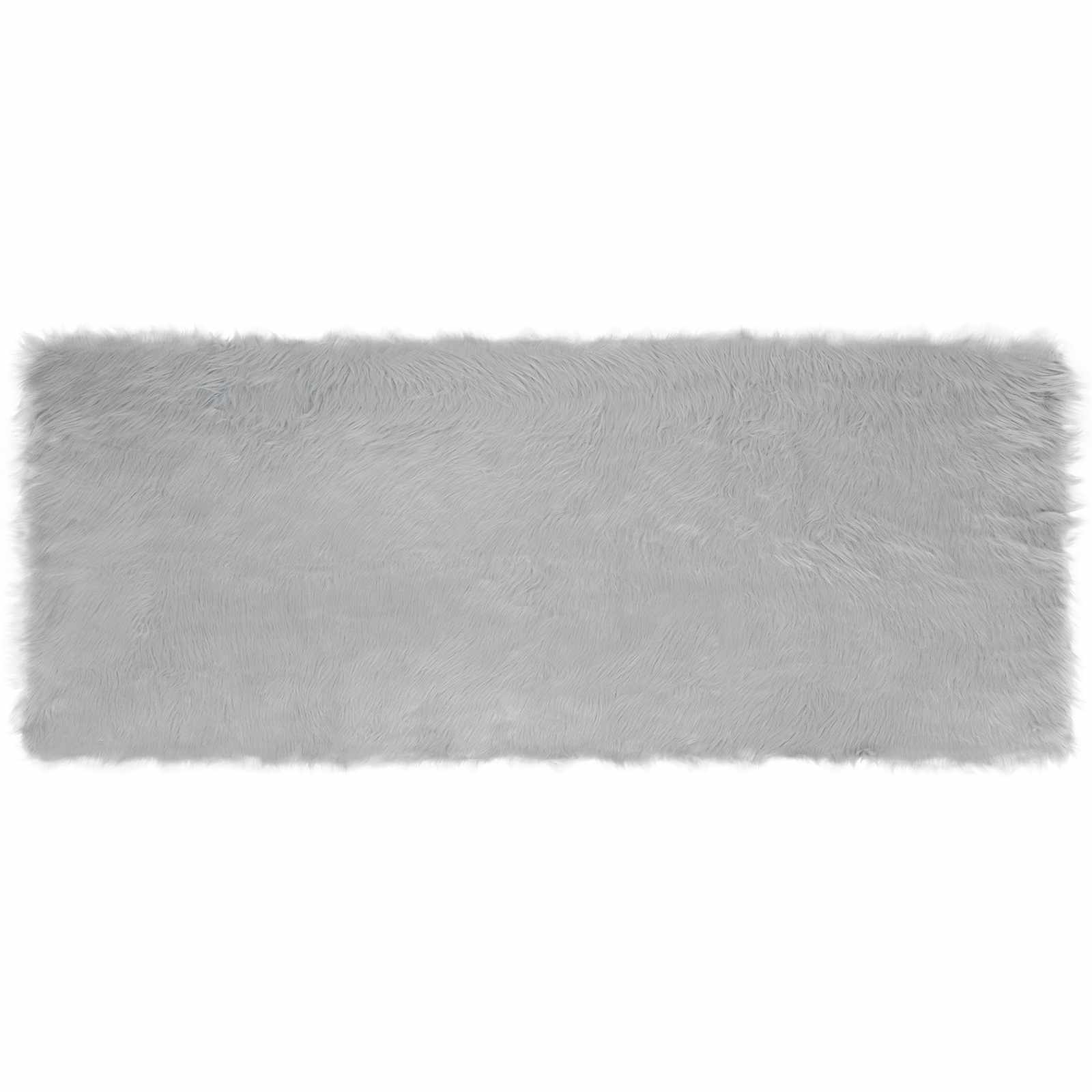 Tapijt van imitatie TAFALLA Grijs 80 x 200 cm Polyester