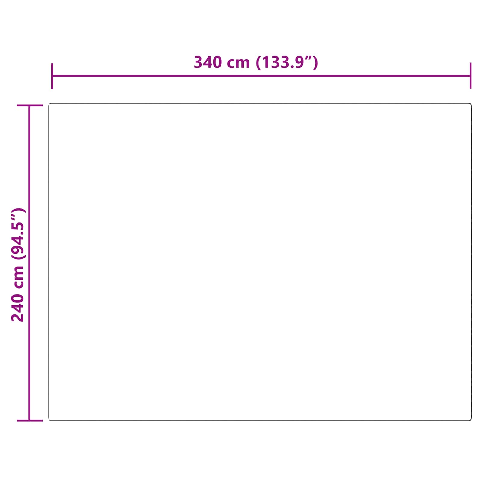 Tapijt van imitatie TAFALLA Grijs 240 x 340 cm Polyester