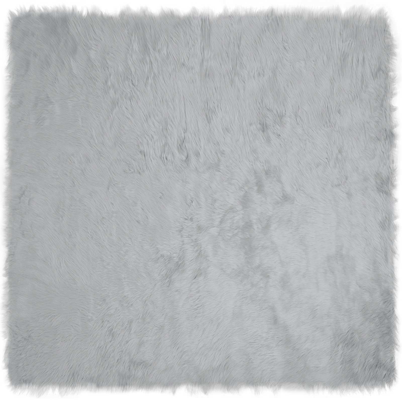 Tapijt van imitatie TAFALLA Grijs 120 x 120 cm Polyester