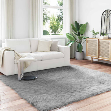 Tapijt van imitatie TAFALLA Grijs 240 x 240 cm Polyester