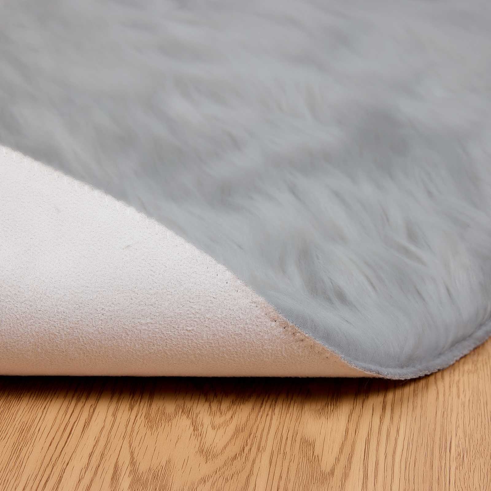 Tapijt van imitatie TAFALLA Grijs Ø 160 cm Polyester