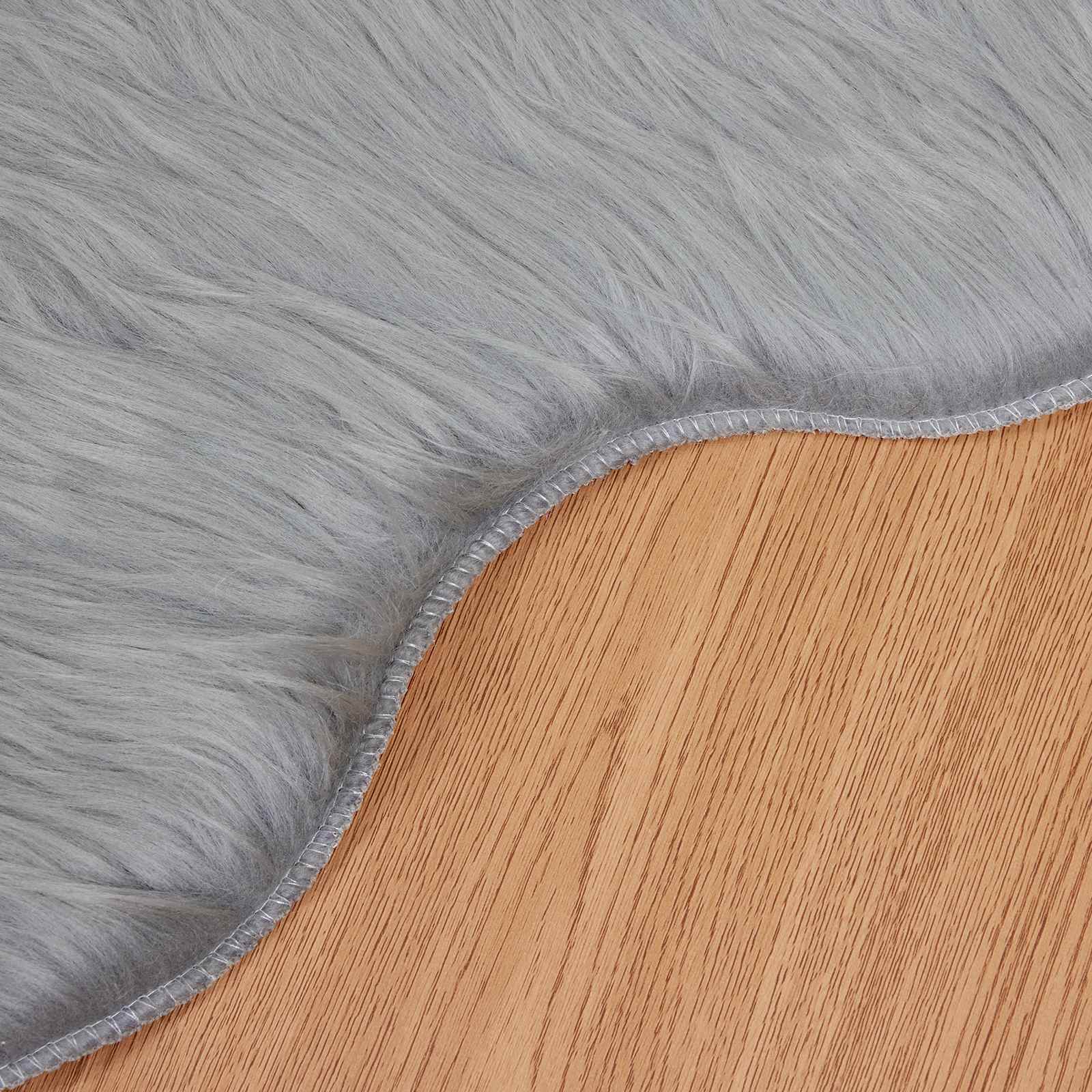 Tapijt van imitatie TAFALLA Grijs 50 x 80 cm Polyester