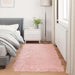 Tapijt van imitatie TAFALLA Roze 80 x 200 cm Polyester