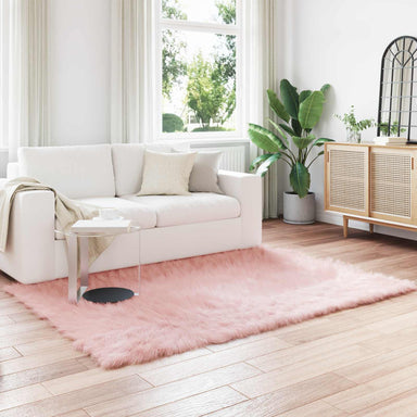 Tapijt van imitatie TAFALLA Roze 120 x 170 cm Polyester