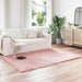 Tapijt van imitatie TAFALLA Roze 140 x 200 cm Polyester