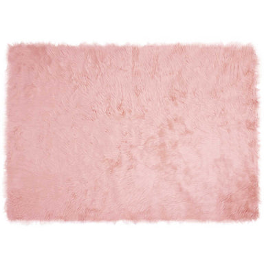 Tapijt van imitatie TAFALLA Roze 140 x 200 cm Polyester