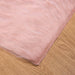 Tapijt van imitatie TAFALLA Roze 160 x 160 cm Polyester