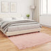 Tapijt van imitatie TAFALLA Roze 160 x 160 cm Polyester