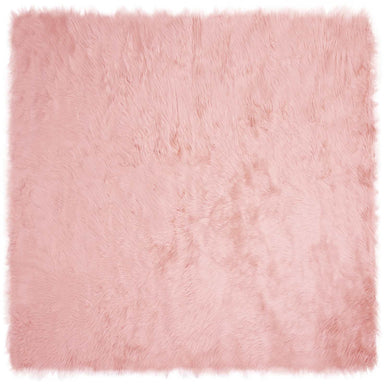 Tapijt van imitatie TAFALLA Roze 240 x 240 cm Polyester